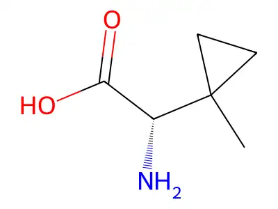 2-(1-Methylcyclopropyl)glycine structure