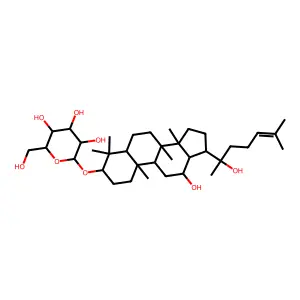 人参皂苷Rh2 structure