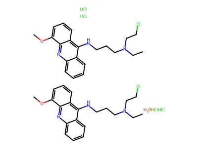 C21H26ClN3O.2ClH.1/2H2O structure