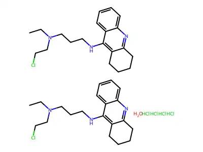 C20H28ClN3.2ClH.1/2H2O structure