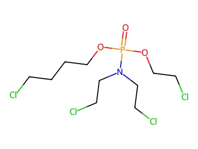 4-Chlorobutyl 2-chloroethyl N,N-bis(2-chloroethyl)phosphoramidate structure