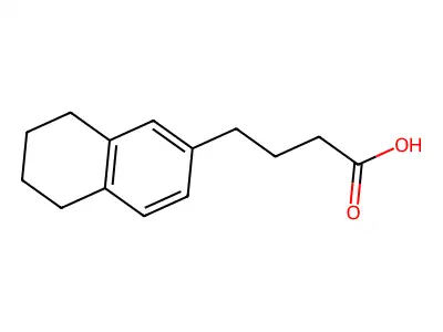 4-(5,6,7,8-Tetrahydronaphthalen-2-yl)butanoic acid structure