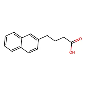 4-(2-Naphthyl)butanoic acid structure