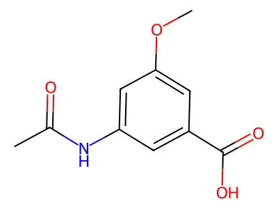 3-Acetamido-5-methoxybenzoic acid structure