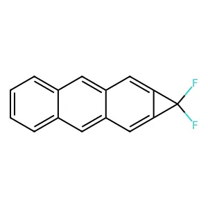Cyclopropa(b)anthracene, 1,1-difluoro- structure