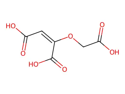 2-(Carboxymethoxy)-2-butenedioic acid structure