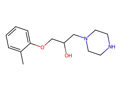 1-Piperazin-1-yl-3-o-tolyloxy-propan-2-ol structure