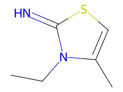 2(3H)-Thiazolimine, 3-ethyl-4-methyl- structure