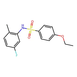 4-ethoxy-N-(5-fluoro-2-methylphenyl)benzenesulfonamide structure