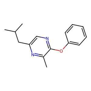 5-Isobutyl-3-methyl-2-phenoxypyrazine structure
