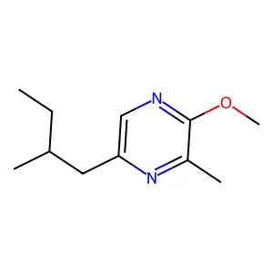3-Methyl-2-methoxy-5-(2-methylbutyl)pyrazine structure