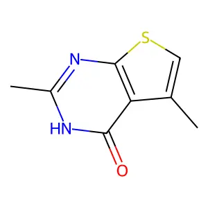 2,5-dimethyl-1H,4H-thieno[2,3-d]pyrimidin-4-one structure