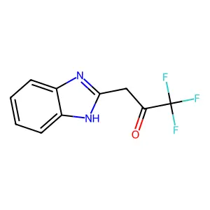3-(1H-1,3-benzodiazol-2-yl)-1,1,1-trifluoropropan-2-one structure