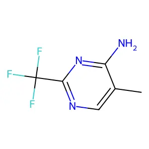5-Methyl-2-(trifluoromethyl)pyrimidin-4-amine structure