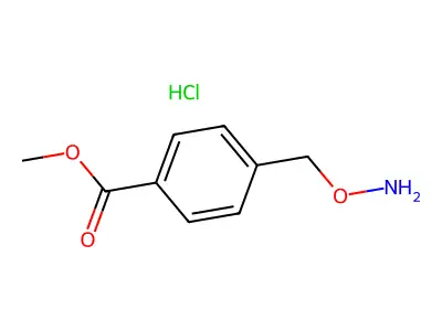 1-[(Ammoniooxy)methyl]-4-(methoxycarbonyl)benzene chloride structure