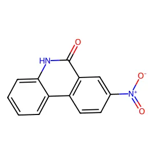 8-Nitrophenanthridin-6(5h)-one structure