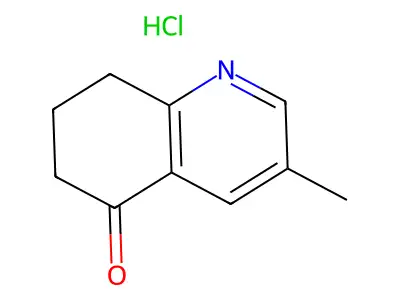 3-methyl-7,8-dihydroquinolin-5(6H)-one hydrochloride structure