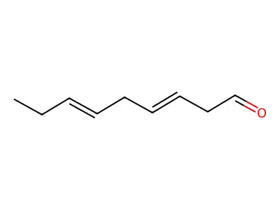 Nona-3,6-dienal structure