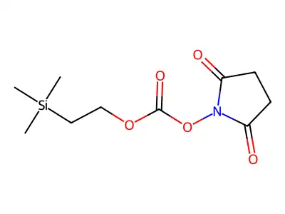 2,5-Dioxopyrrolidin-1-yl 2-(trimethylsilyl)ethyl carbonate structure