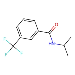 N-propan-2-yl-3-(trifluoromethyl)benzamide structure