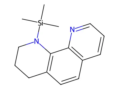 1,10-Phenanthroline, 1,2,3,4-tetrahydro-1-(trimethylsilyl)- structure