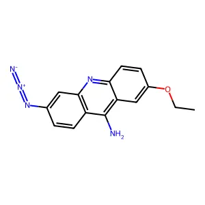 6-叠氮-2-乙氧基-9-吖啶胺 structure