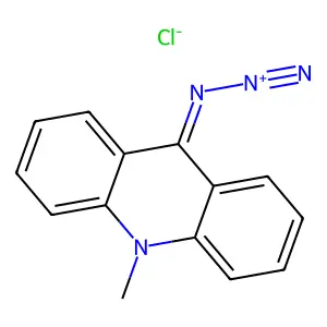 9-Azido-10-methylacridinium chloride structure
