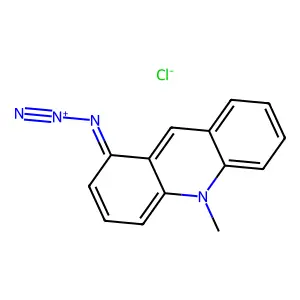 1-叠氮-10-甲基吖啶鎓氯化物 structure