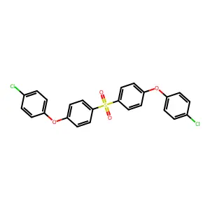 Bis[4-(4-chlorophenoxy)phenyl] sulfone structure