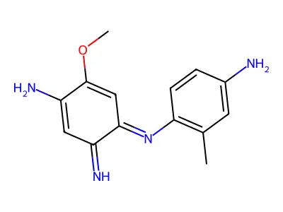 2-Amino-5-methoxy-2'(or 3')-methylindiamine structure