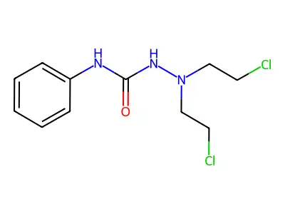 Semicarbazide, 1,1-bis(2-chloroethyl)-4-phenyl- structure