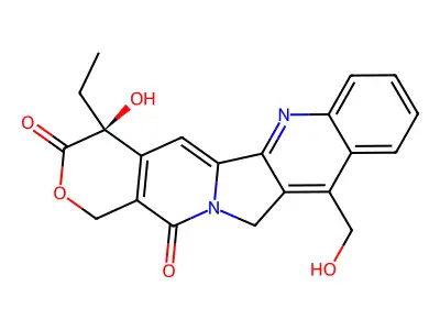 7-hydroxymethylcamptothecin structure