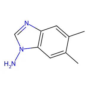 1-Amino-5,6-dimethylbenzimidazole structure