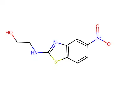 2-((5-Nitrobenzothiazol-2-yl)amino)ethanol structure