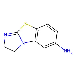2,3-Dihydroimidazo(2,1-b)benzothiazol-6-amine structure