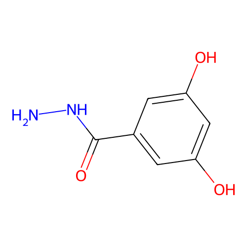 3,5-二羟基苯甲酰肼 structure