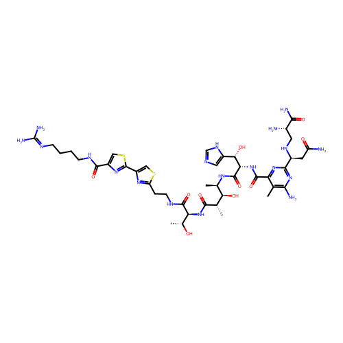 Deglycobleomycin structure