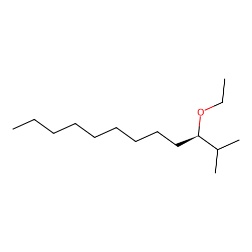(3R)-3-ethoxy-2-methyldodecane structure