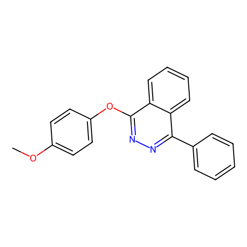 1-(4-Methoxyphenoxy)-4-phenylphthalazine structure