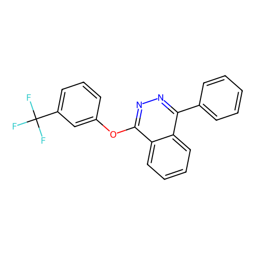 1-Phenyl-4-[3-(trifluoromethyl)phenoxy]phthalazine structure