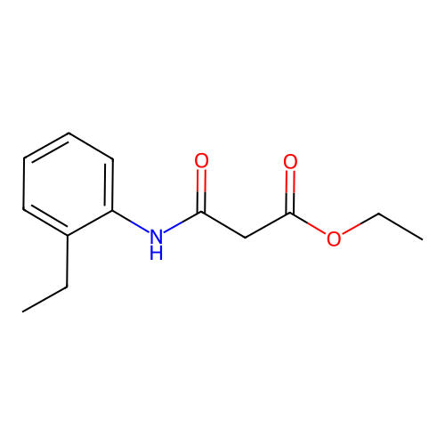 Ethyl 3-[(2-ethylphenyl)amino]-3-oxopropanoate structure