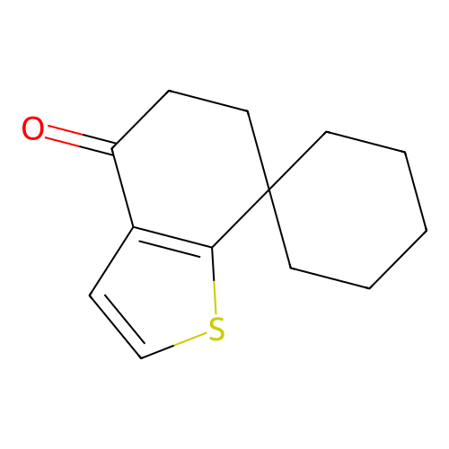 6,7-dihydrospiro[1-benzothiophene-7,1'-cyclohexane]-4(5H)-one structure