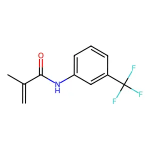3'-Trifluoromethylmethacrylanilide structure