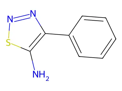 4-Phenyl-[1,2,3]thiadiazol-5-ylamine structure