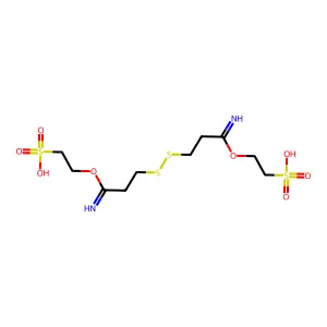 Diisethionyl-3,3'-dithiobispropionimidate structure
