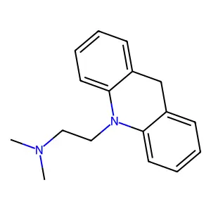 10-(2-Dimethylaminoethyl)acridan structure