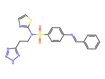 4-( -N-(2- -N-2-thiazolylbenzenesulfonamide structure