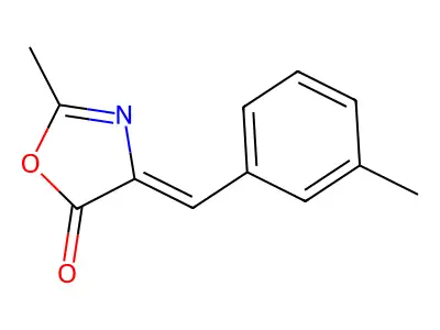 (Z)-2-Methyl-4-(3-methylbenzylidene)oxazol-5(4H)-one structure