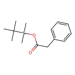 tert-Butyl(dimethyl)silyl phenylacetate structure