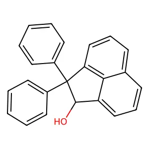2,2-Di(phenyl)acenaphthen-1-ol structure